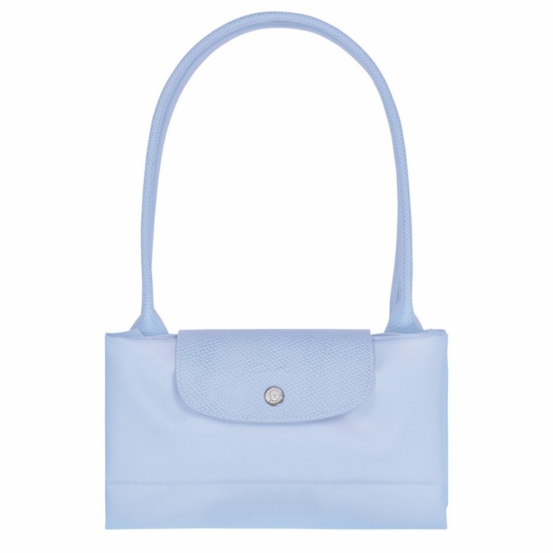 Blue Longchamp Le Pliage L Women's Shoulder Bags